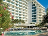 With its luxurious mix of waving lines and glimmering glass, the Ritz-Carlon’s design is reminiscent of a luxury liner