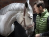 Bertram Allen, a Rolex Testimonee and show jumper, with Molly Malone V | Photo by Rolex/Reto Albertallii