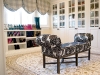 A collection of shoes in Rosen’s boudoir