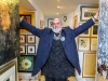 Bachir’s condo is like an overzealous art gallery, with seemingly every inch of space dedicated to hundreds of pieces from the over 3,000 he owns