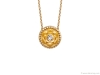 Mosaicos Pendant, geometric and rhythmic, is set in yellow gold and diamonds | Photos courtesy of Carrera y Carrera