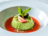 Pistachio panna cotta