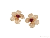 CARRERA Y CARRERA: A striking piece from the Seda Imperial fine jewelry line, the Orquideas Medium Earrings are crafted from the finest 18-karat yellow gold, diamonds and rubies |  Photo courtesy of Carrera y Carrera