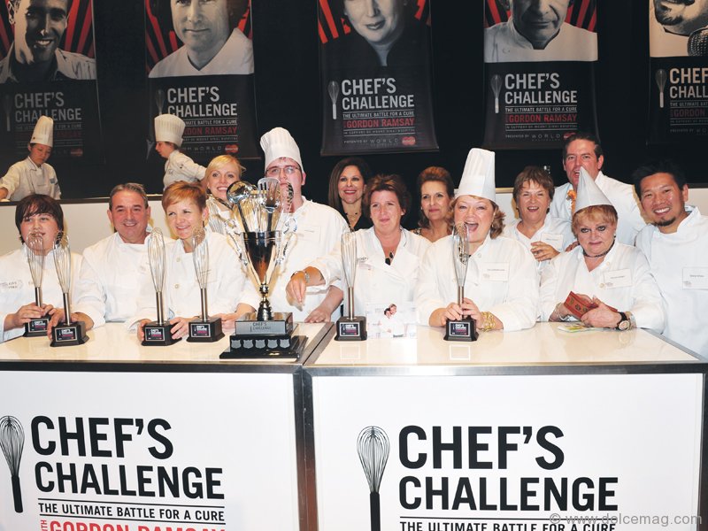 Winning Team Crawford, was captained by Jamie O’Born, who raised $28,500 to compete with chef Lynn Crawford.