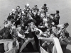 A horde of photographers anxiously anticipates the arrival of Sylvia, Anita Ekberg’s movie star character in La Dolce Vita. Collection Of Christoph Schifferli
