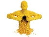 Perhaps Sawaya’s most iconic piece “Yellow” makes a statement towards the human condition, while embracing the medium all at once.