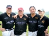 Justin R.G. Fogarty, Mariano Gomez, Alain Clery and Elizabeth Fogarty get ready as the games begin.
