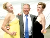 Guests boast elegance and class with beautiful gowns and sophisticated suits.
