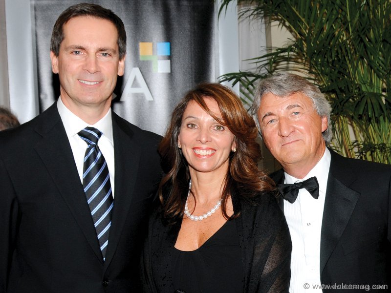 Premier of Ontario Dalton McGuinty with presenting sponsor Carl Lovas (Chair Ray & Berndtson) and his wife, Kathy