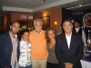 Fausto Di Berardino with daughter Tania and former world-class soccer player Roberto Bettega, daughter Sonia and her fiancé, Justin Mannella.