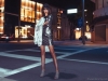 Channel the mystical allure of a full moon in silver’s many shades, from matte charcoal to a velvet, icy ash / Dress, Adelyn Rae; Jacket, Free Press