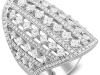Carry a cascade of diamonds wherever you go with the luxurious Demarco 18-karat White Gold Diamond Ring. www.demarcojewelry.com Photography Courtesy Of D’Orazio & Associates
