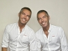 Identical twins  Dean and Dan Caten.