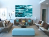 Manurewa complements this contemporary  living room.