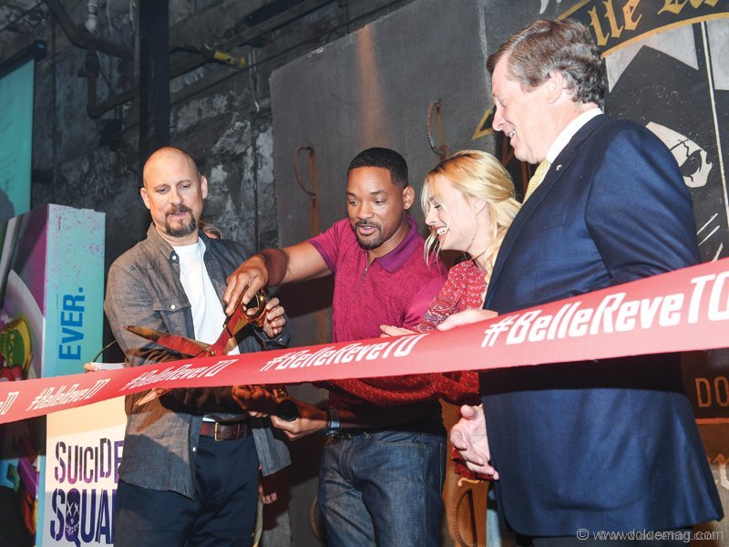 David Ayer, Will Smith, Margot Robbie and Toronto Mayor John Tory