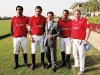 Louis Feria, managing director of Cartier Middle East and India, poses with Cartier’s polo team.