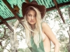 Hat - Gladys Tamez Millinery | Jumper - Ellie Mae Studios | Earrings - LIV CONNECTIVE