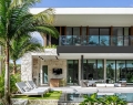 Exterior vertical fins incorporated into the design provide shading and privacy, and offer framed views | Photo By Kris Tamburello Studios