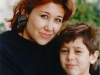Sylvia Benchimol, pictured with her son Daniel Sultan, whom she would regularly bring to meetings while raising him as she was a working single mother
