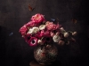 Inspired by the Old Master Dutch painter Rembrandt and his still-life work, Bahry captures flowers alongside many of the symbolic objects for which Rembrandt was known, like snails and bugs | Photo by Tamara Bahry