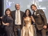 Jeanne Beker, Maurizio Magnifico, Mara Cataldi and Cristiano de Florentiis