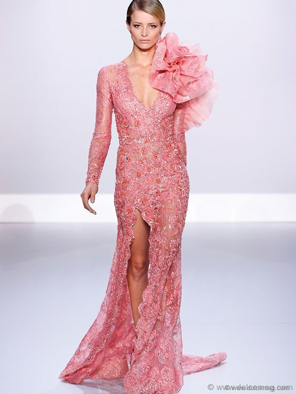 ralph and russo pink gown