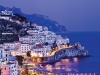The sublime beauty of Amalfi Village shines at night. Photo by Robert Leon