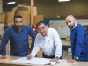 It’s a family affair, with Marco Corrente, Ferruccio Corrente and Ferro Corrente Jr. spearheading Unique Store Fixtures Ltd. | Photo By Geoff Fitzgerald