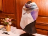 Canadian Fashion designer, David Dixon and WCH surgeon and artist Dr John Semple's silk scarf collaboration