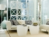Like most rooms in the South Beach Delano model suite, luxury is defined by the classicality of a crisp white.