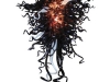 Christopher Guy\'s blown glass octopus-inspired chandelier.
