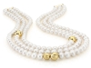 South Sea pearls with 18-karat gold detailing.