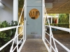The gangplank-esque entrance conveys the sense of boarding a ship