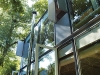Numerous windows can open to increase circulation and further connect with surrounding nature