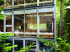 Three storeys of glass walls allow for plenty of natural light and provide spectacular views