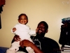 Salaam with his first daughter, Rain | Photo Courtesy Of Yusef Salaam